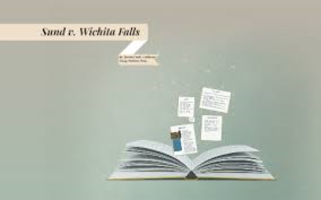 Sund vs City of Wichita Falls