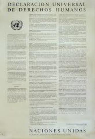 Declaración Universal de los derechos humanos