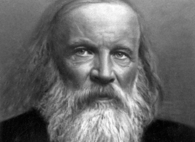 Dmitri Mendeleev 02/08/1834 - 02/02/1907)