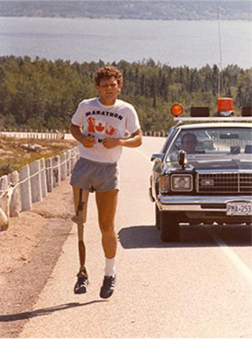 Start of Terry Fox Run