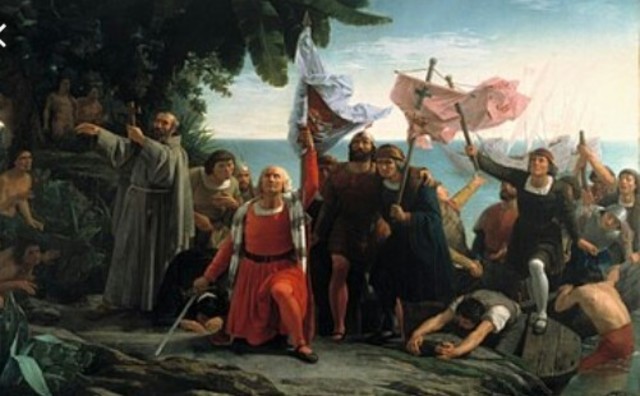 Llegada de Cristóbal Colón