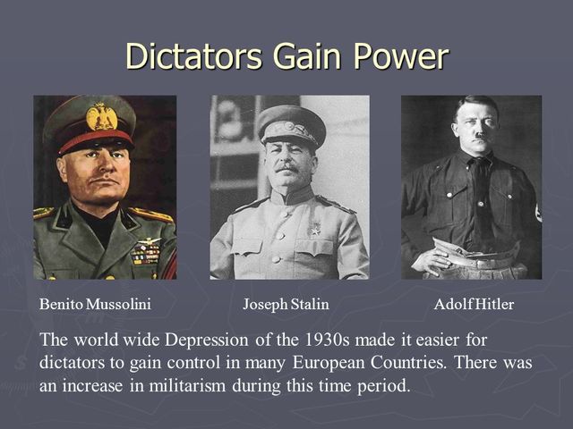 Dictator gaining power