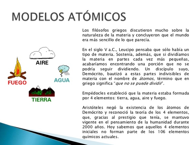 Modelos Atomicos Griegos