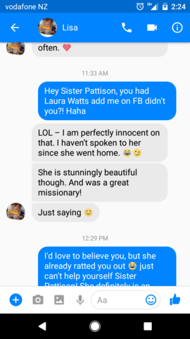 Laura adds Khalid on Facebook