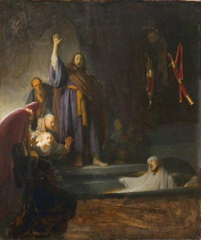 "La resurrección de Lázaro" (1633)