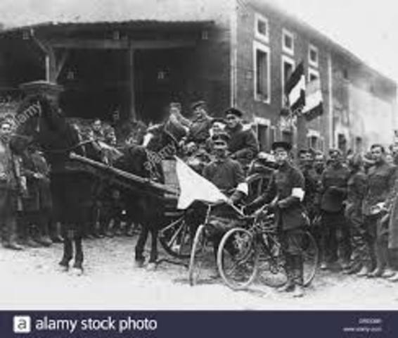 German Surrender in Compiegne, France
