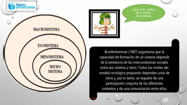 ¿ QUE  DICE  ACERCA DE LA TEORÌA ECOLÒGICA?