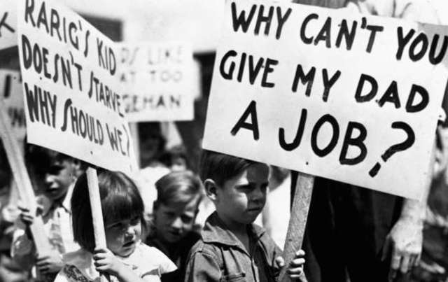 Great depression begins