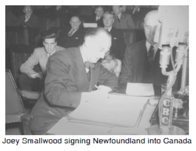 Newfoundland joins Confederation