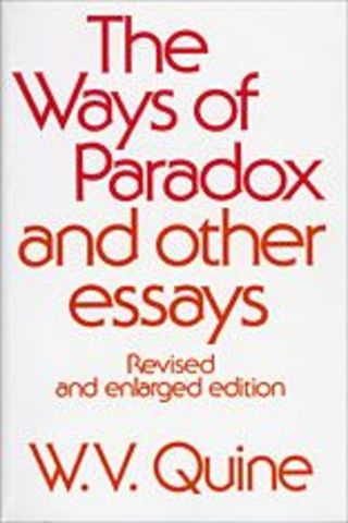 Ways of Paradox