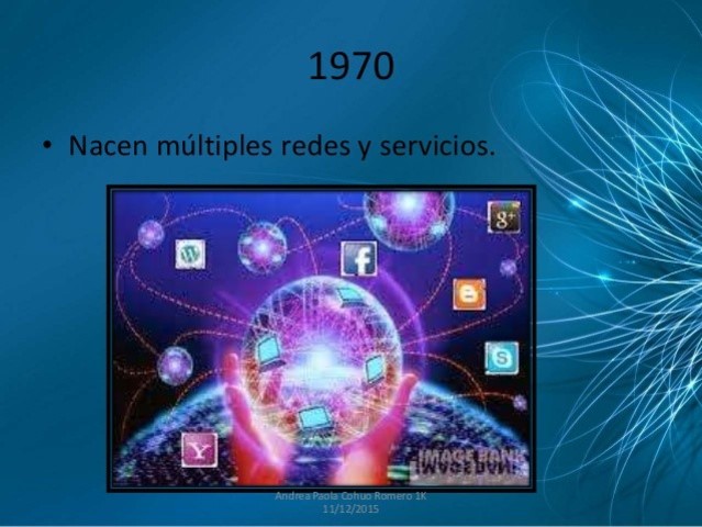Nacen múltiples redes y servicios.