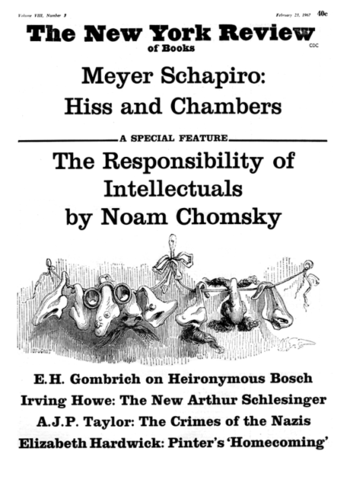 The Responsibility of Intellectuals is Published
