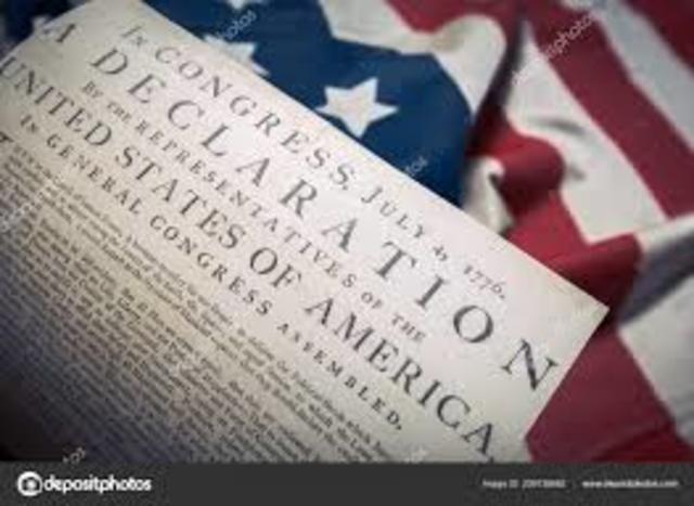 DECLARACIÓN DE LA INDEPENDENCIA DE LOS EE. UU. 1776 d. de C.