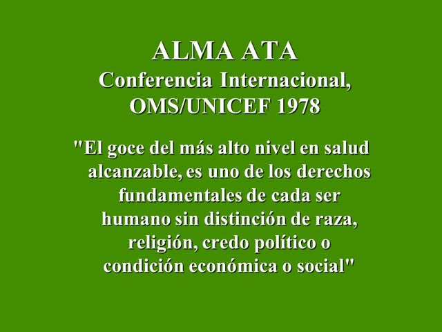 DECLARACION DEL ALMA ATA AÑO DE  1978