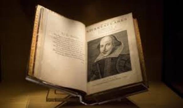 Publication of Shakespeare's First Folio