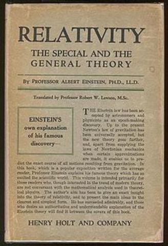 Albert published Theory of Relativity