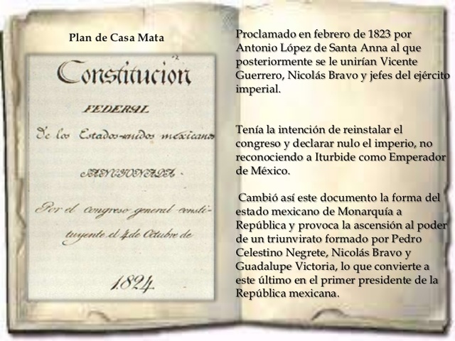 Plan de Casa Mata y la Junta de Acción.