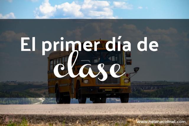 mi primer dia de clase
