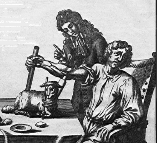 Primera transfusión de sangre