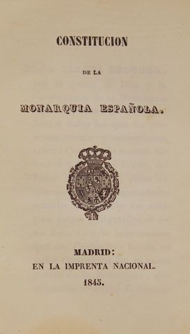 La Constitución de 1845