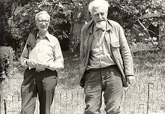 Nikolaas Tinbergen y Konrad Lorenz