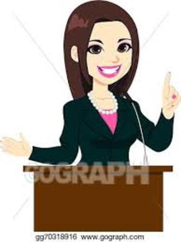 In college I had to write and present a persuasive speech to about 75 people. I was so nervous explaining why it was important to donate to the Salvation Army. I knew it was successful when my professor told me that he was so moved he donated that week.