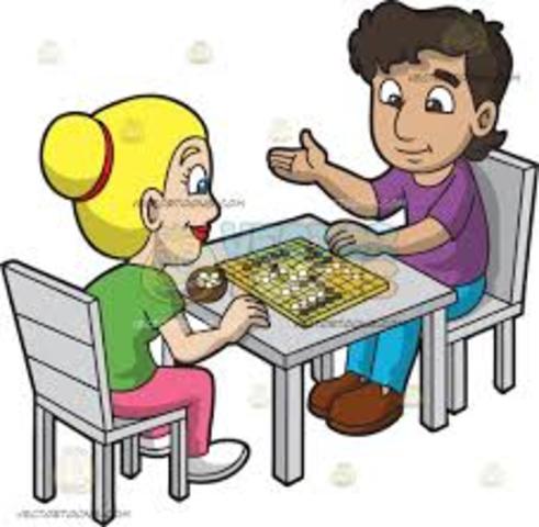 When my husband and I starting dating, we would play long games of Scrabble.  We learned a lot about each other while we worked on expanding our vocabularies.