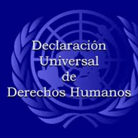 Declaración Universal de Derechos Humanos Oct, 12, 1948