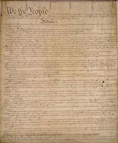 La constitucion  de Estados Unidos de America y la Carta de Derecho