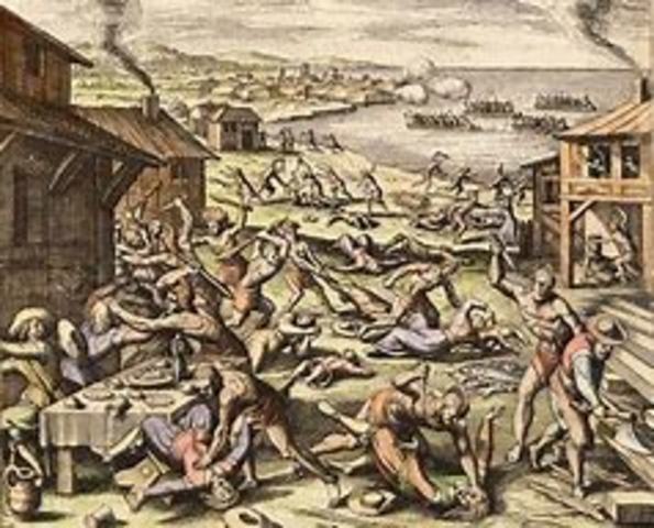 Attck on the English