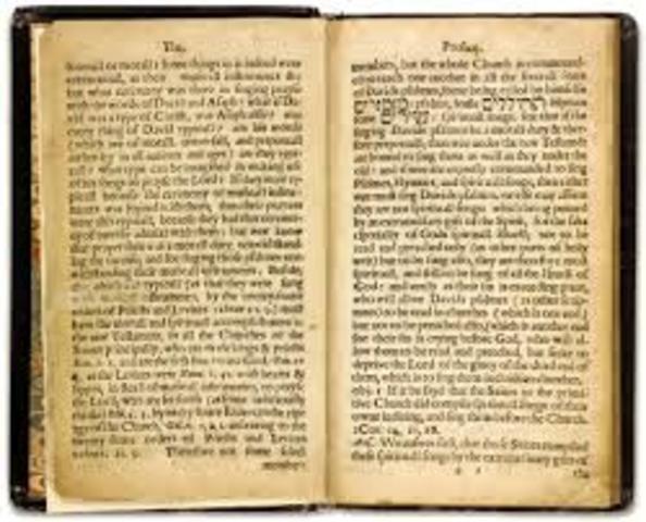 First Book Printed in America