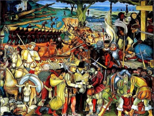 Hernan Cortes arrived in the new world