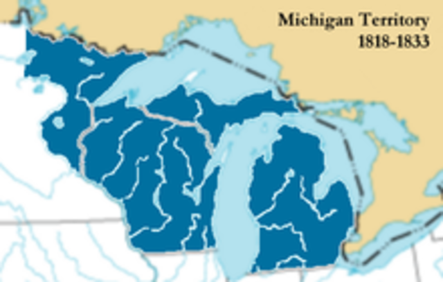 The Michigan Territory is established.