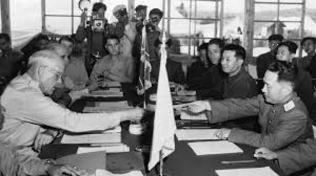Announcement of Korean Armistice