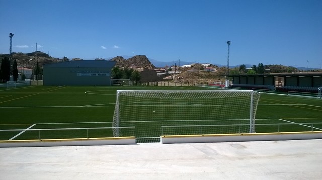 Campo de césped artificial