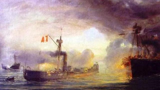 COMBATE NAVAL DE ANGAMOS