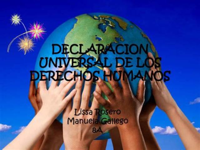 Declaración de Derechos Humanos