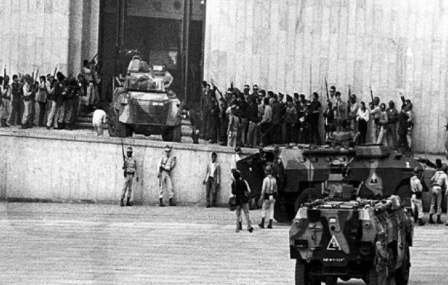 Invasion of the courthouse