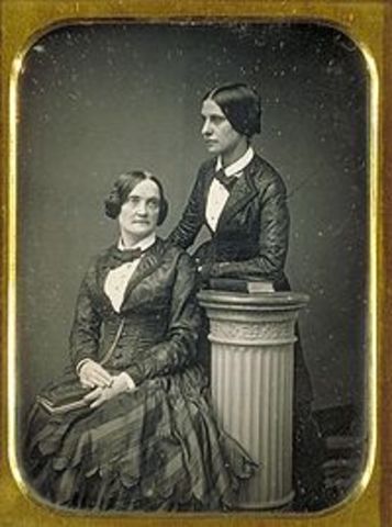Charlotte and Matilda Hays began a 10 year romantic relationship