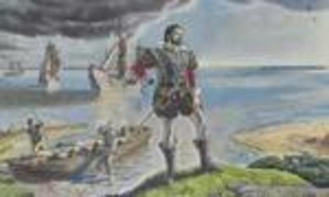 Europeans Make Land Fall In The New World