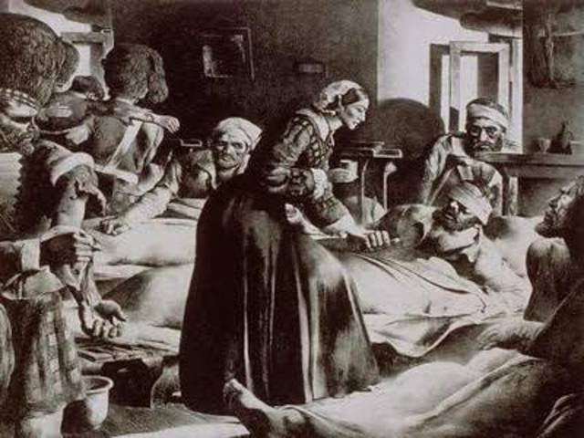 Florence Nightingale en la guerra de Crimea