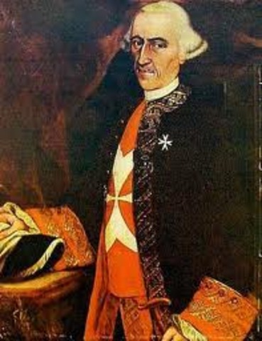 Viceroy is recalled to Spain after rioting in Mexico City by Indiansand others.