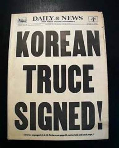 Ceasefire in Korea