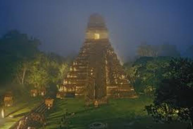 The Maya began abandoning cities