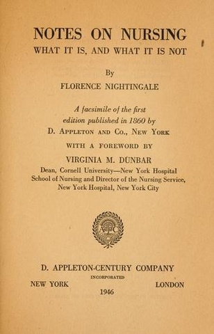 Florence Nightingale: Notes of Nursing