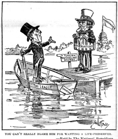 Treaty of Versailles Rejected by US Senate