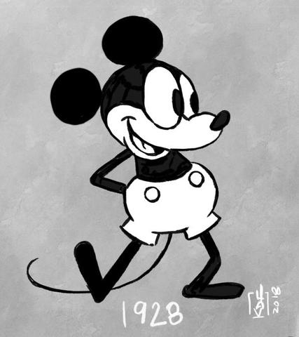 Mickey Mouse is born