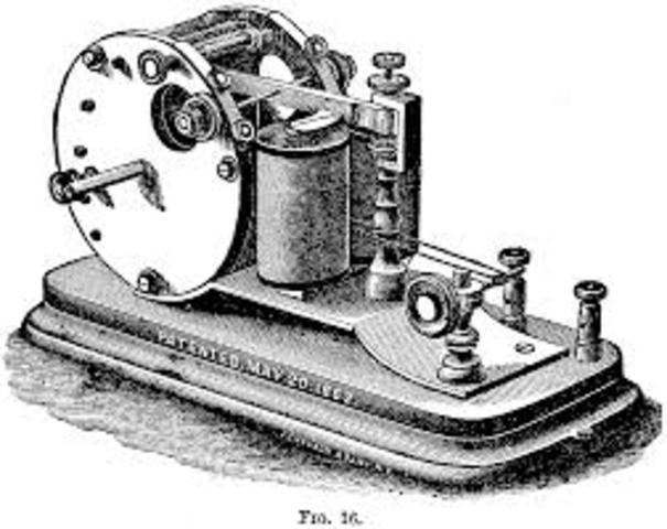 Morse's first electronic telegram