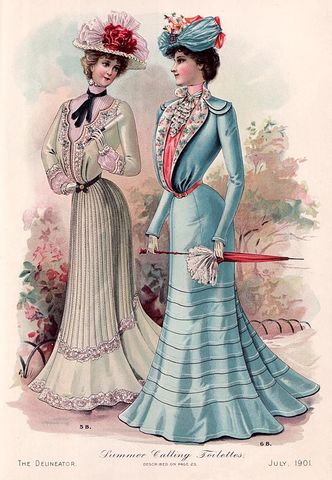 Corsé y vestido imperio