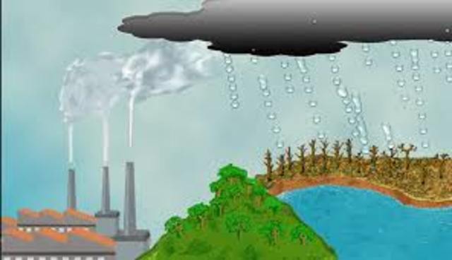 los trabajos de la lluvia acida